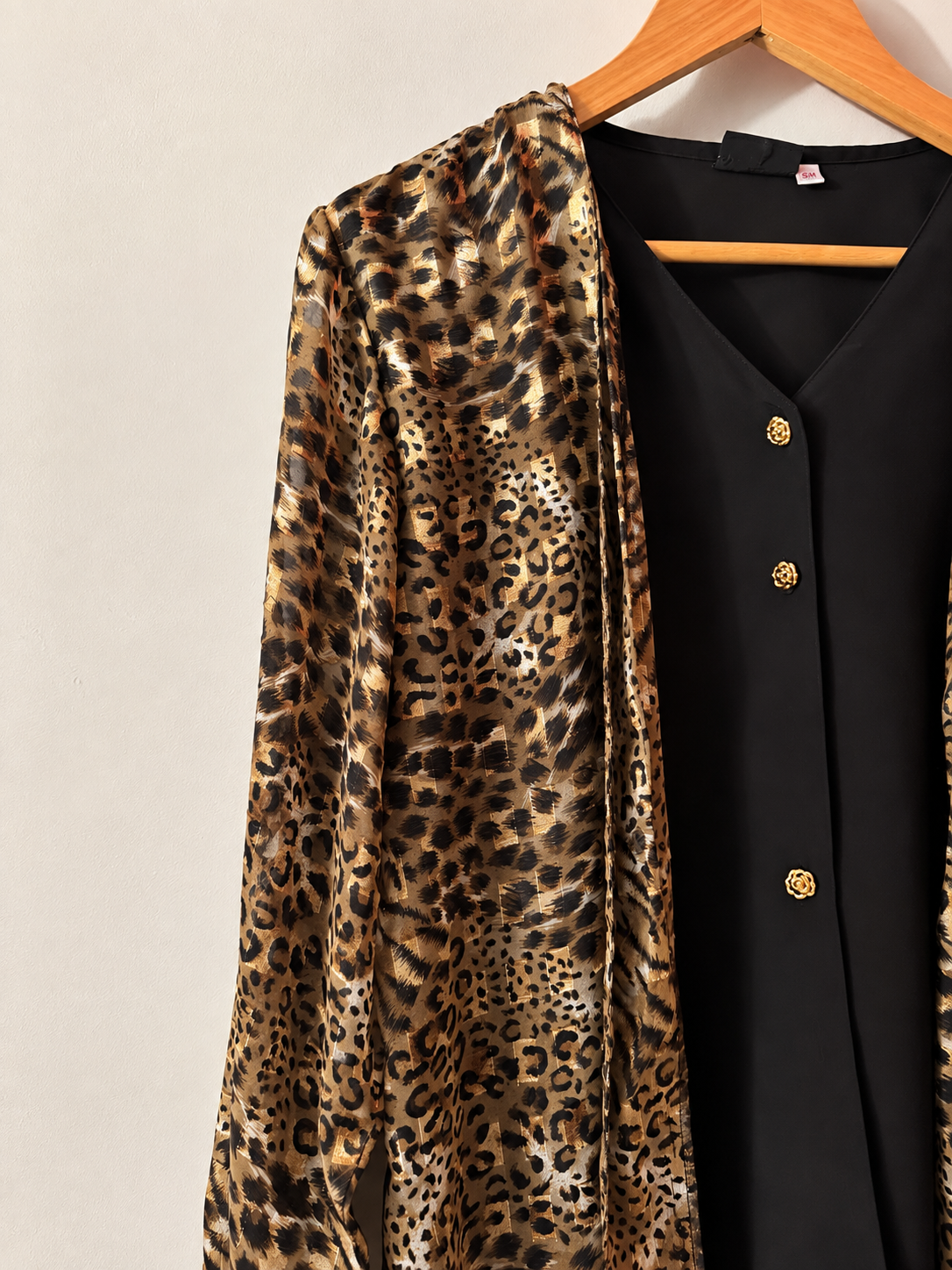 Camisa Vintage Multileopardo · Y2K