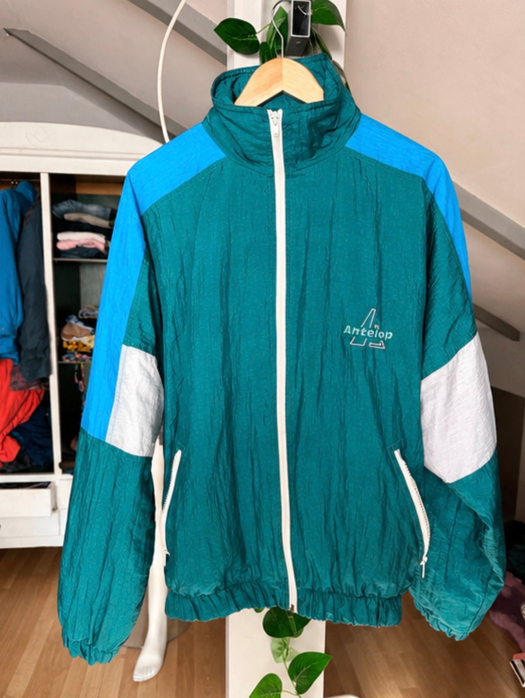 Chaqueta Chubasquero Vintage Antelop 90s