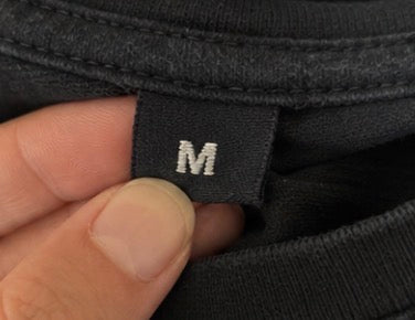 Camiseta True Religion Negra Logo Tonal | Talla M
