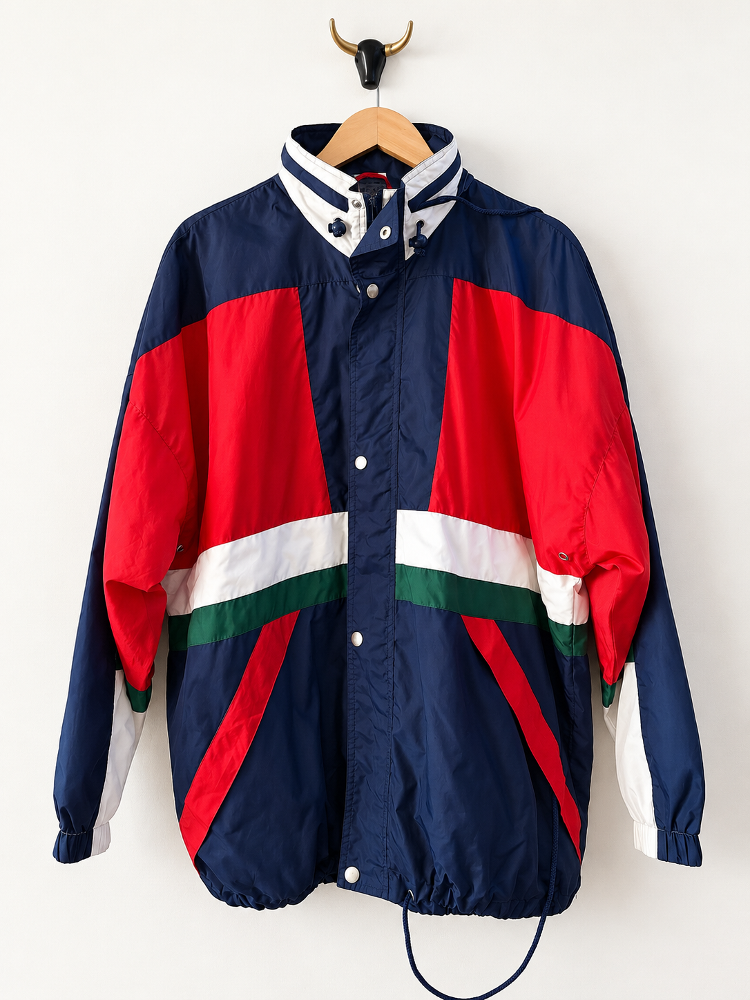 Cazadora Vintage 90s Color Block