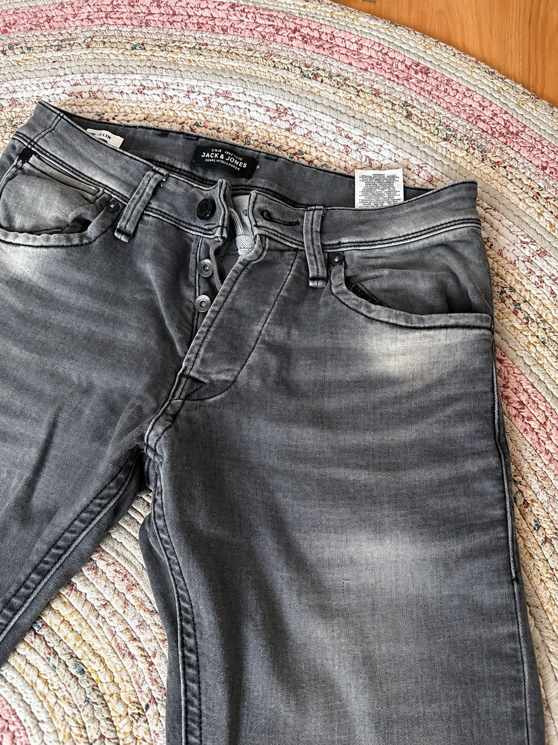 Jack & Jones Glenn Slim Fit · Jeans Gris Lavado · W28 L32