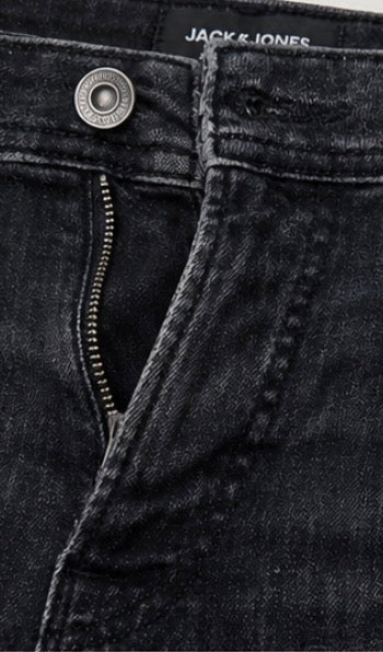 Short Vaquero Negro Jack & Jones Skinny Liam | Adonay Vintage