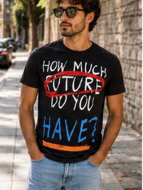 Camiseta Antony Morato Negra Estampado Gráfico | Talla M