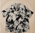 Camisa Vintage Oversize Abstract White & Black