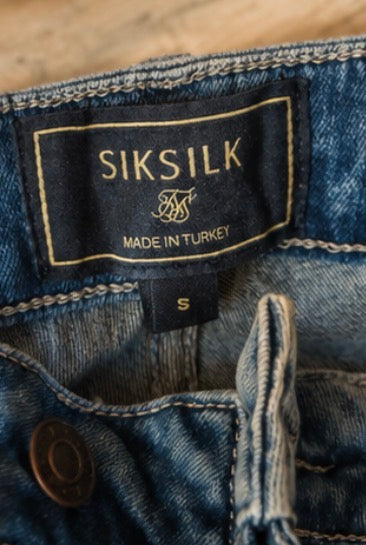 SIKSILK Denim Azul Lavado · Talla S