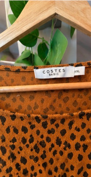 Vestido Animal Print Costes Basic XXL