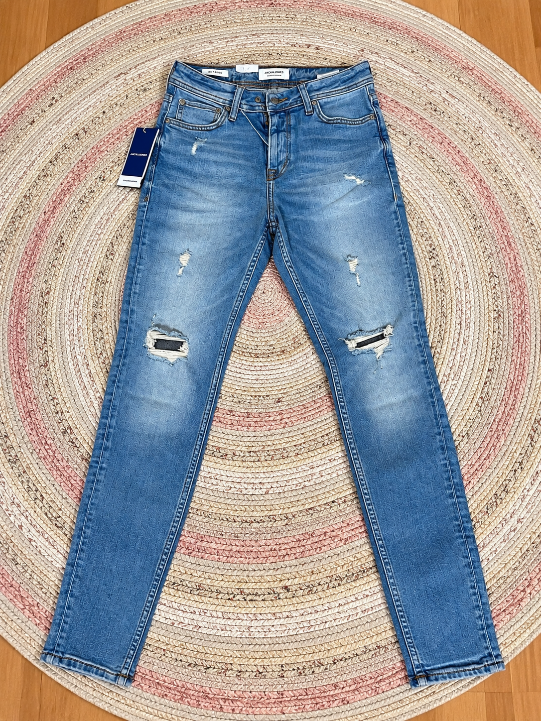 Jeans Vintage Denim Azul Tapered · Talla 28/32
