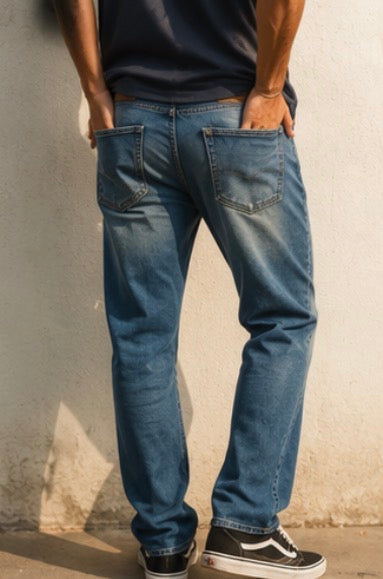 SIKSILK Denim Azul Lavado · Talla S