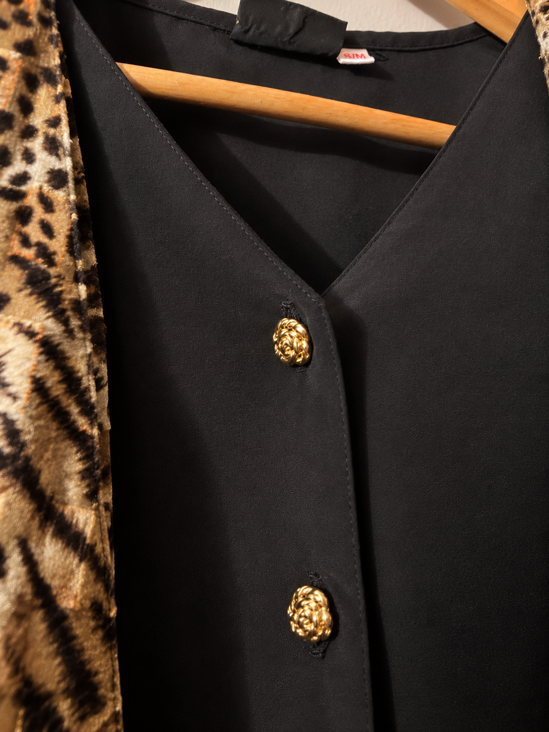 Camisa Vintage Multileopardo · Y2K