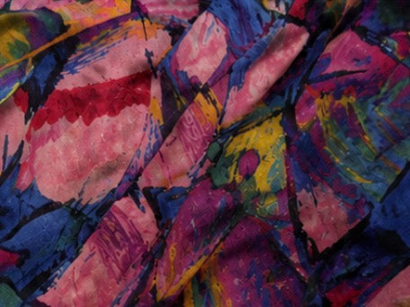 Camisa Vintage Abstracta Oversize Multicolor | Adonay Vintage