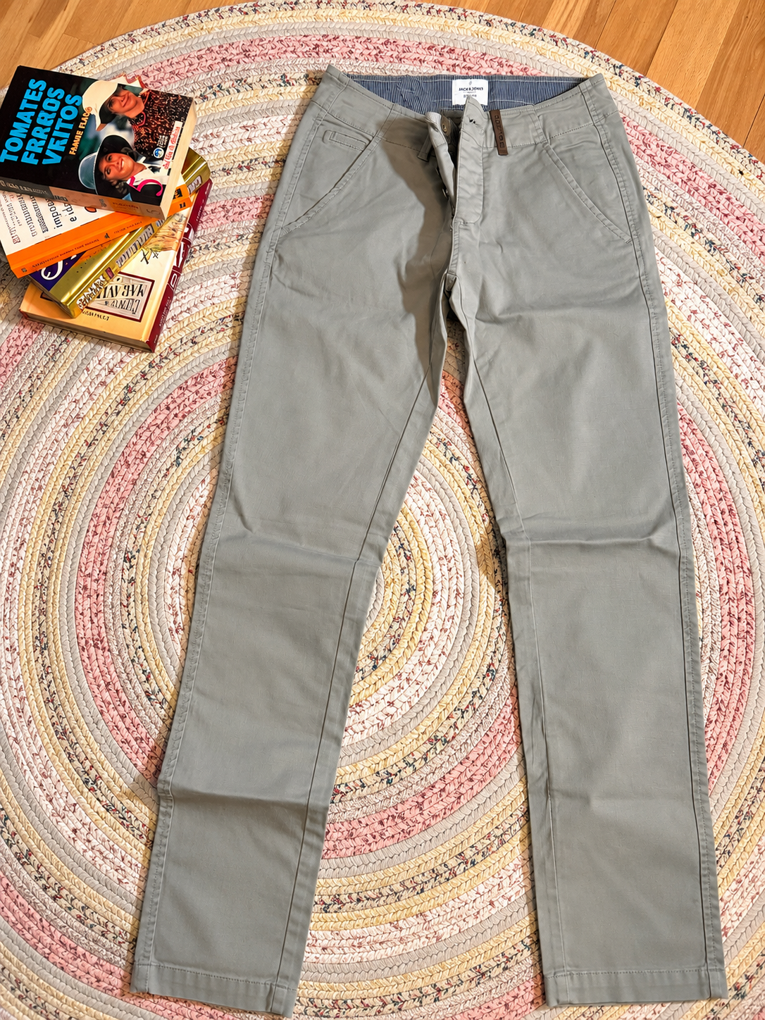 Pantalón BølGER Lavvann · Verde Grisáceo · Talla 29–32