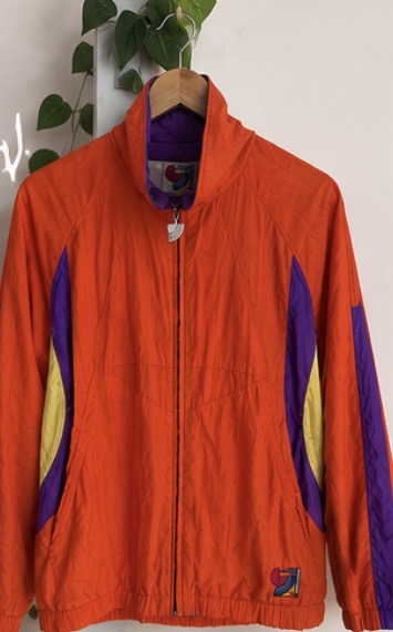 Chaqueta Vintage 90s Winterset Naranja & Morada
