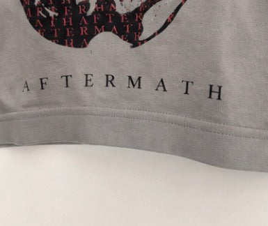 Sudadera Aftermath Gris Calavera con Strass - Talla M
