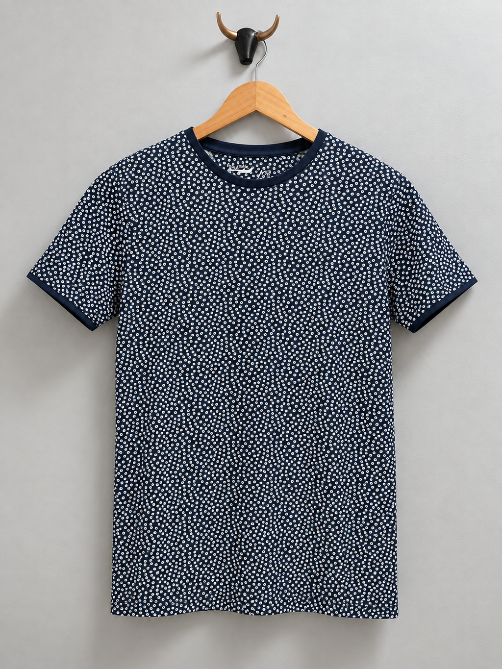 Camiseta Vintage FRESH · Navy Daisy Print