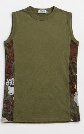 Dolce & Gabbana D&G Beachwear Camiseta de Tirantes Made in Italy | Talla M