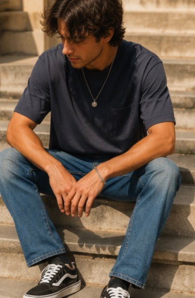 SIKSILK Denim Azul Lavado · Talla S