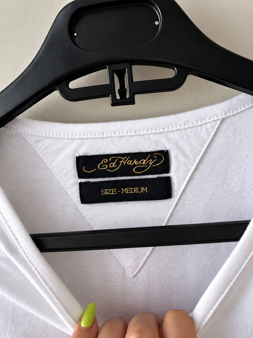 Ed Hardy Vintage · Camiseta Tigre Strass · Talla M