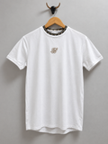 SIKSILK White Geometric Tee · Talla M