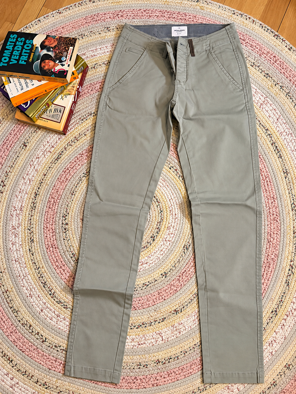 Pantalón BølGER Lavvann · Verde Grisáceo · Talla 29–32