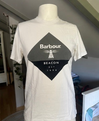 Camiseta Barbour Beacon Blanca Original | Talla M