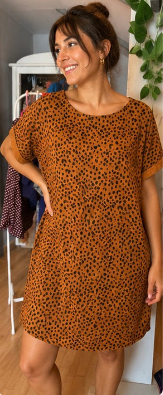 Vestido Animal Print Costes Basic XXL