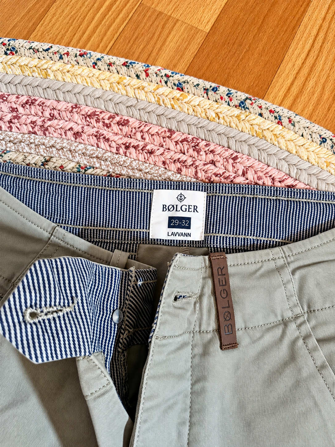 Pantalón BølGER Lavvann · Verde Grisáceo · Talla 29–32