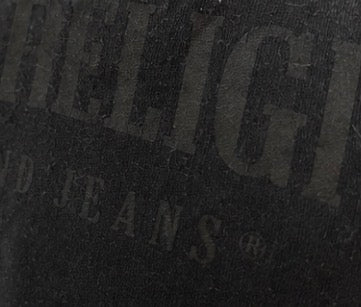 Camiseta True Religion Negra Logo Tonal | Talla M