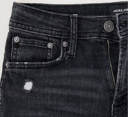 Short Vaquero Negro Jack & Jones Skinny Liam | Adonay Vintage