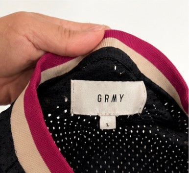 GRMY Mesh Tank Top Negra Streetwear - Talla L