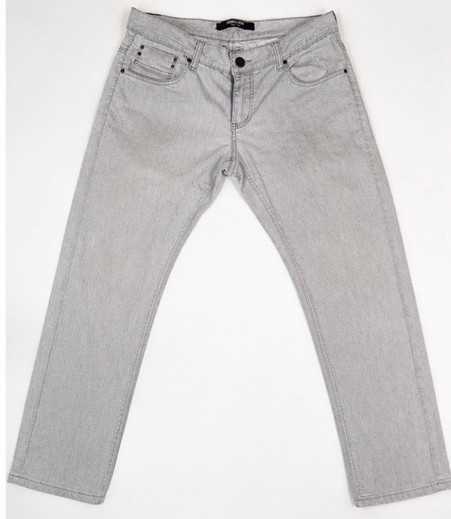Vaquero Cambalache Gris Claro Vintage Hombre | Corte Recto