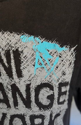 Camiseta Armani Exchange Negra Estampado Logo | Talla M