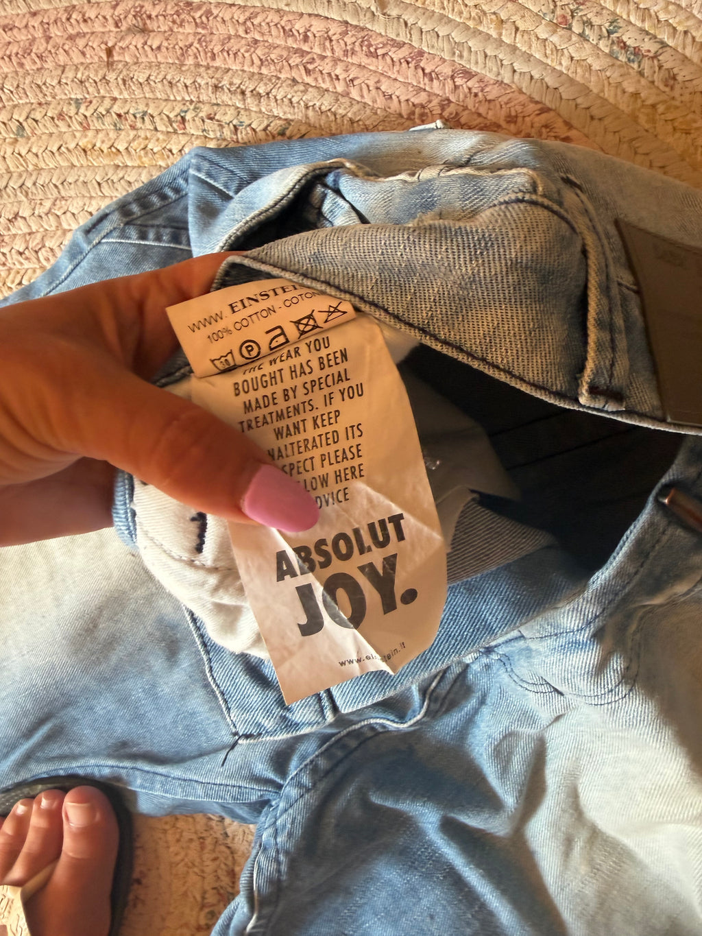 Vaquero vintage Absolut Joy Y2K – Talla L