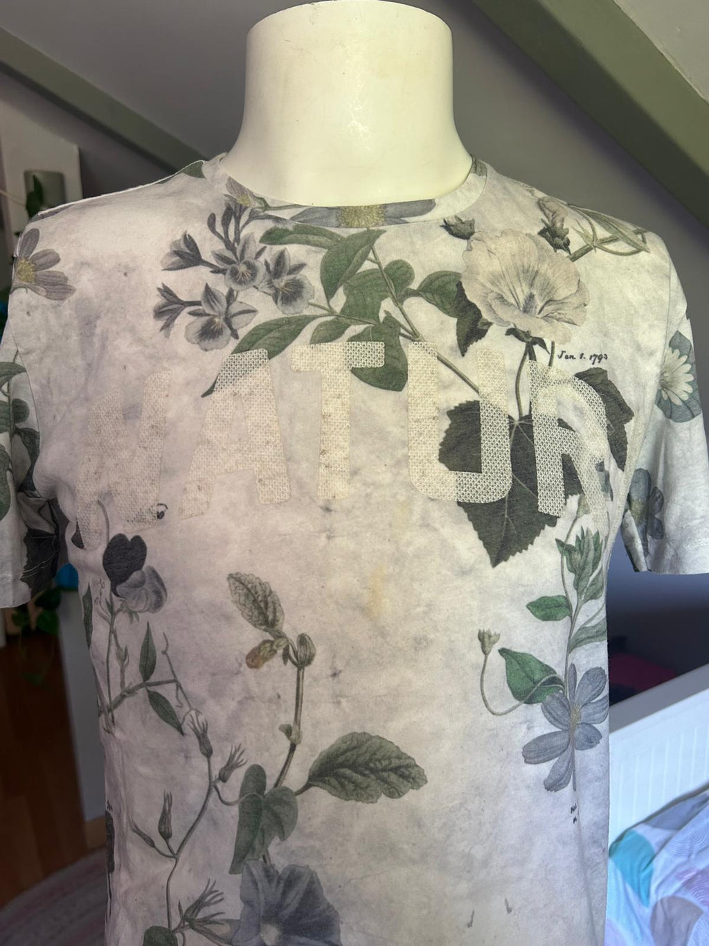 Camiseta Antony Morato estampado floral | Talla M | Algodón Premium