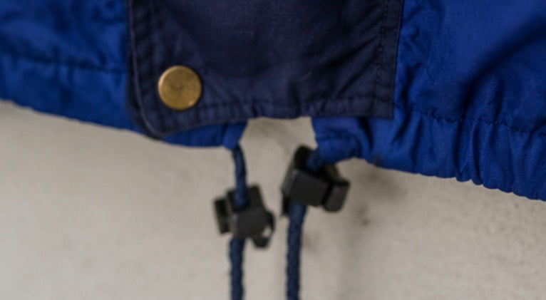 Vintage 90s Windbreaker Marcel Clair Blue Abstract