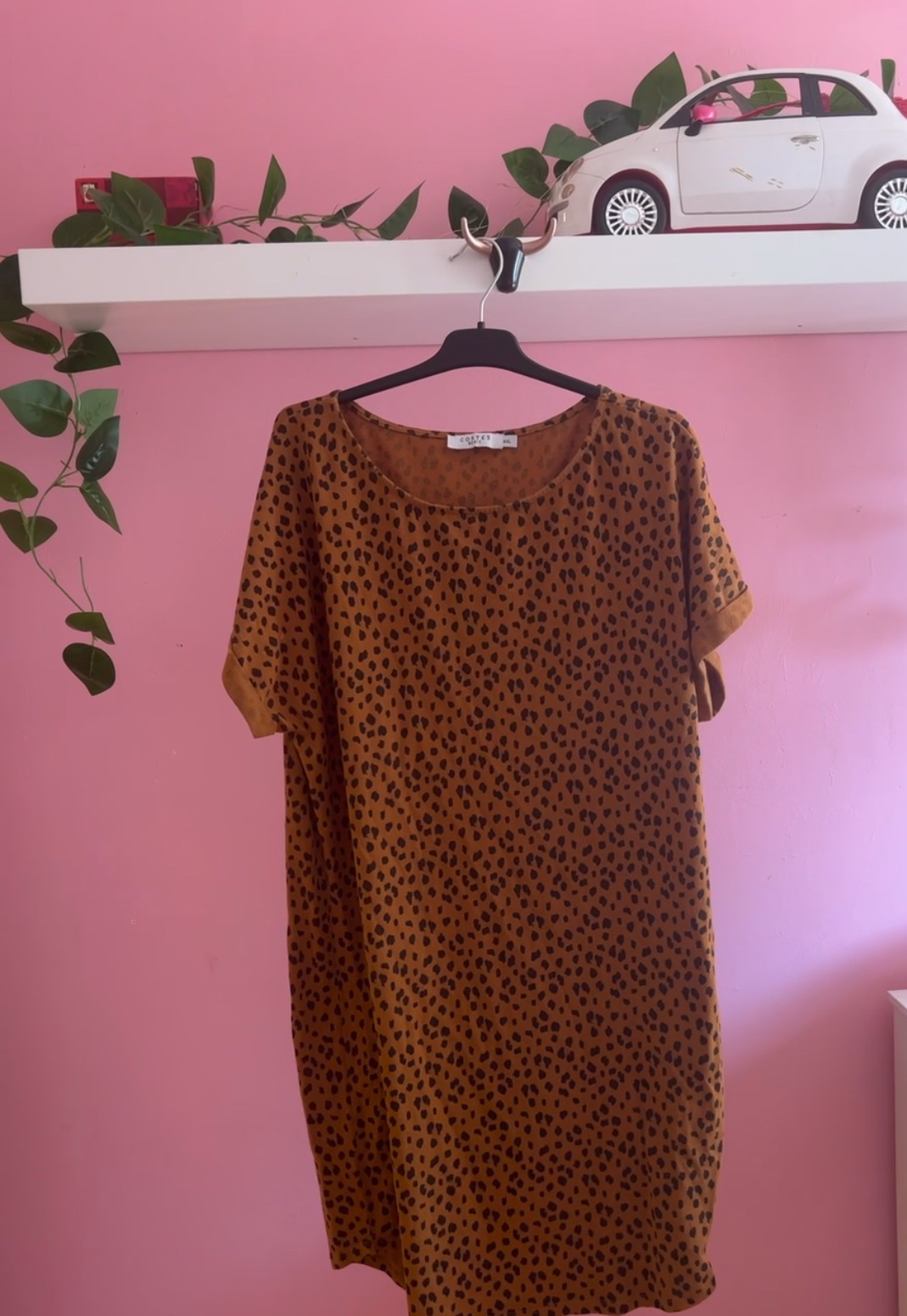 🐆 Vestido oversize estampado leopardo