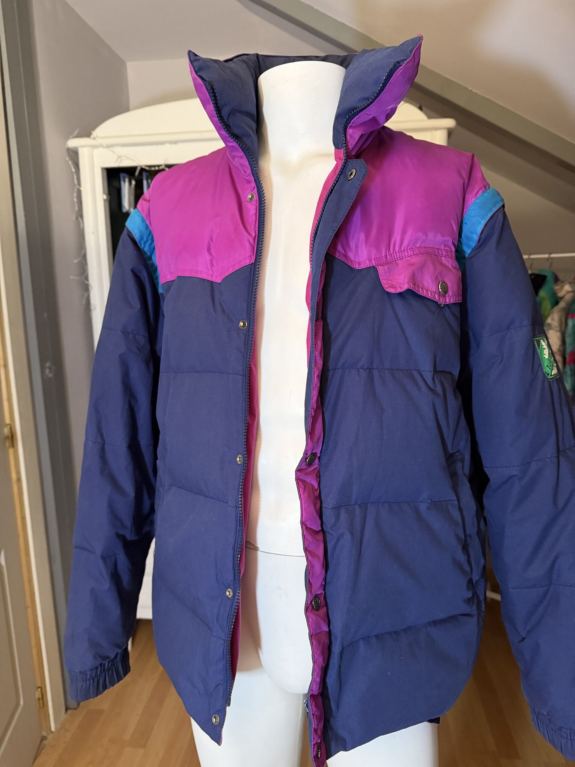 Chaqueta Vintage ROX · Snow Wear Line · 90s · Plumífero Técnico (XL)