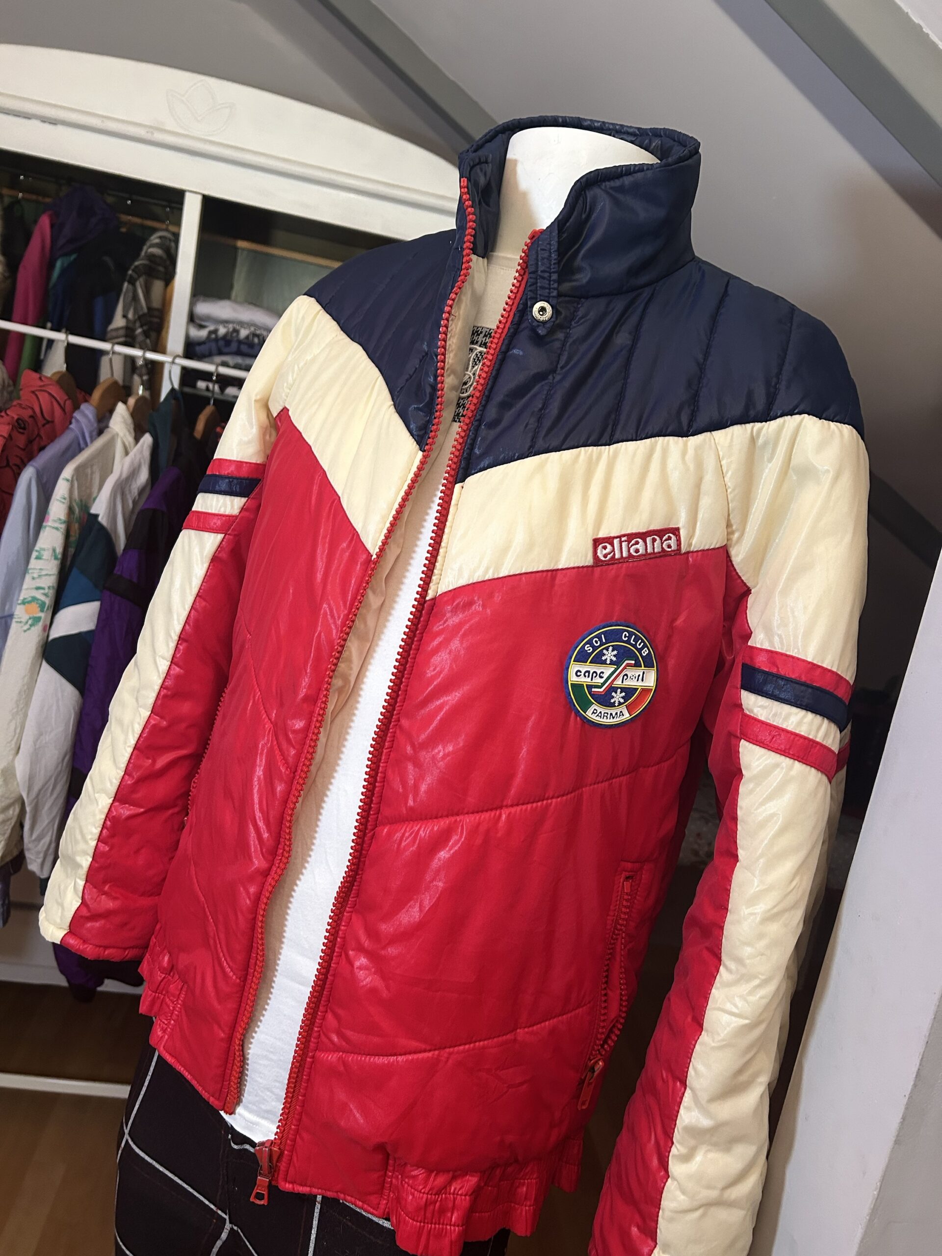Chaqueta Vintage Retro Ski Club – Eliana | Años 80/90 | Unisex