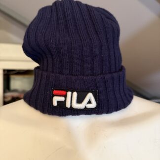 Gorro vintage FILA azul marino