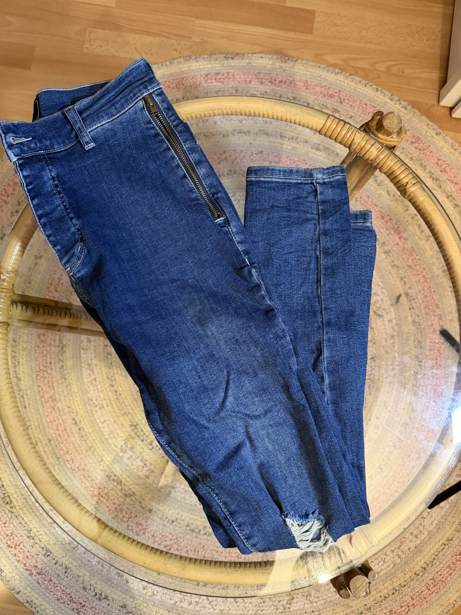 Vaqueros ajustados vintage SikSilk XS