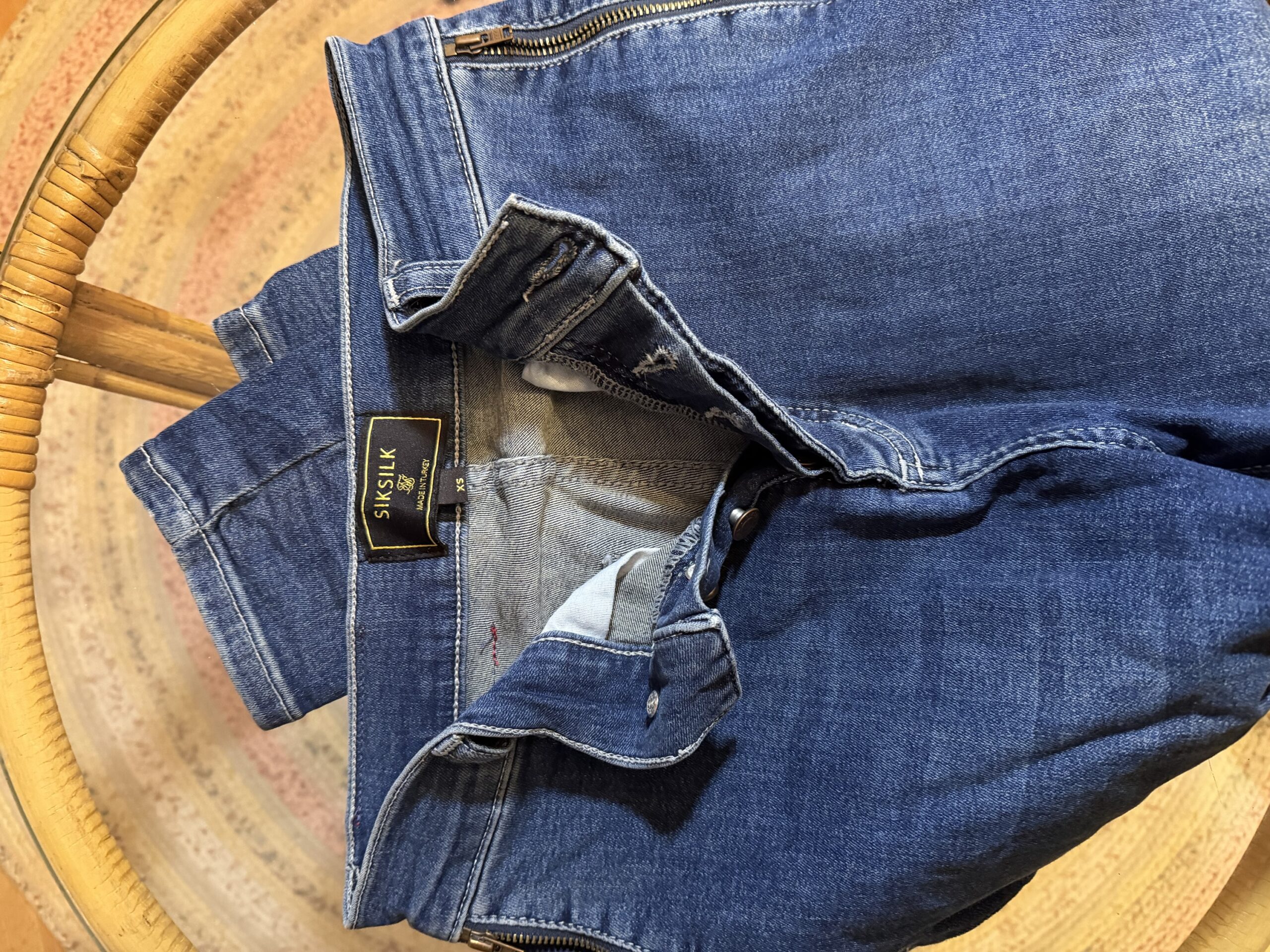 Vaqueros ajustados vintage SikSilk XS - Imagen 2