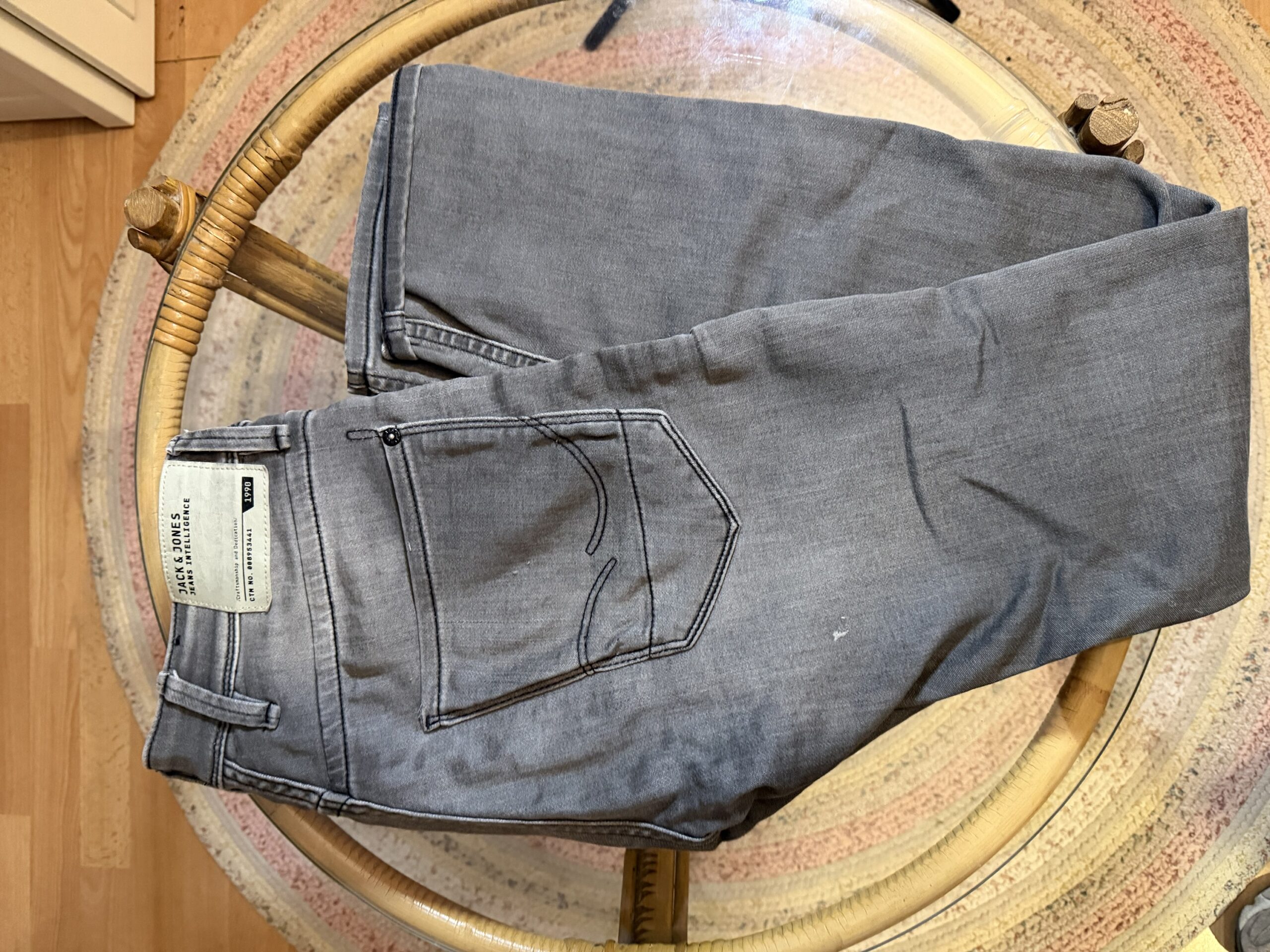 Vaqueros grises vintage Jack & Jones Slim Fit