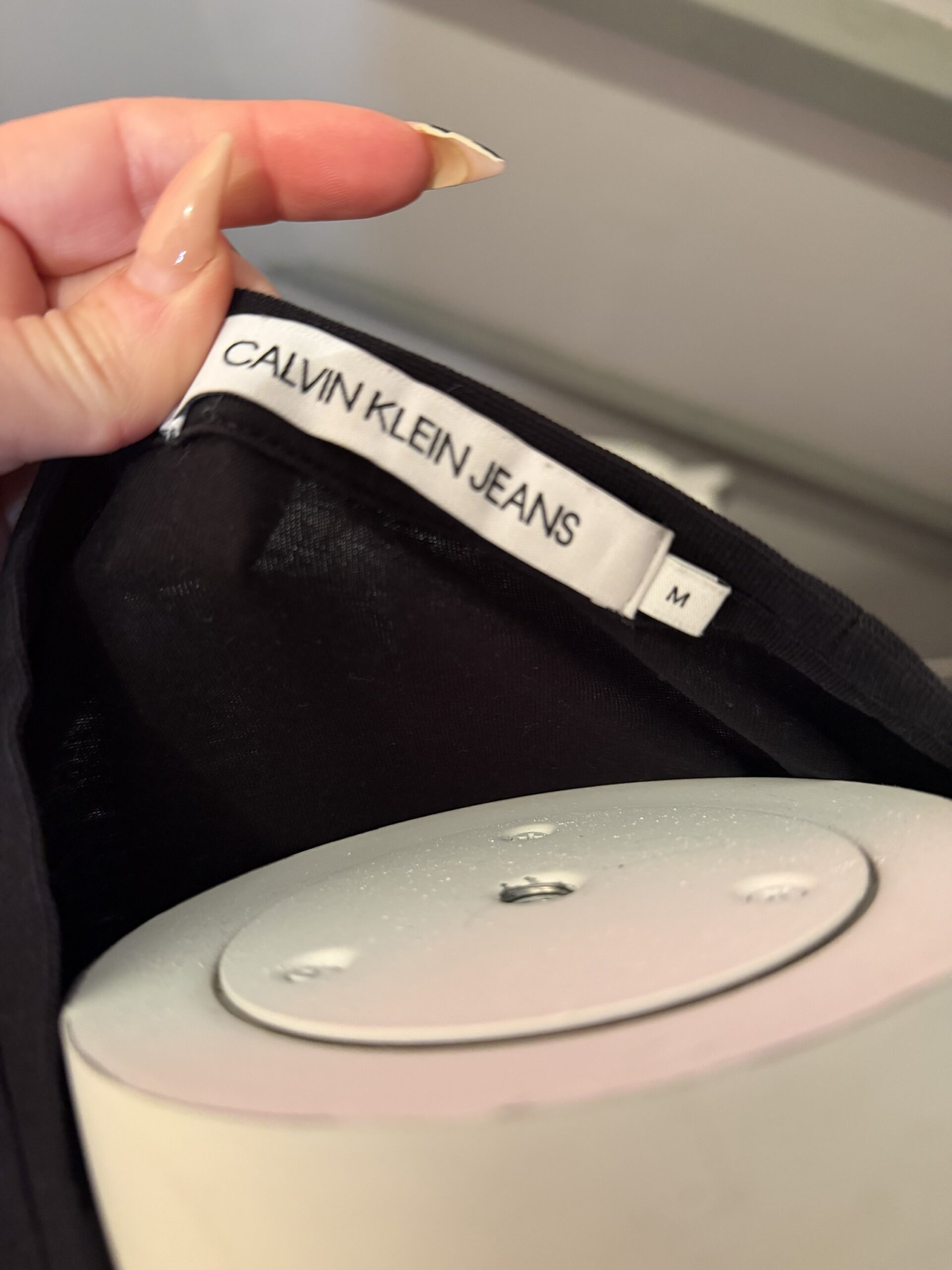 Camiseta SikSilk blanca con panel príncipe de Gales - Imagen 3