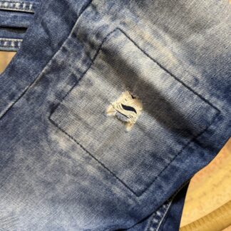 Vaquero vintage denim azul straight fit 90s | Estilo clásico atemporal