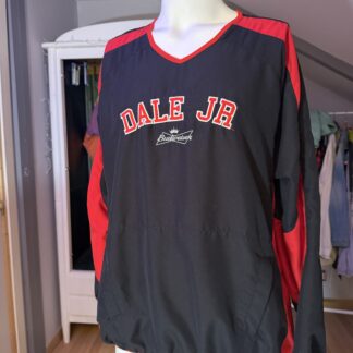 Sudadera Vintage 90s Dale Jr Budweiser Negro/Rojo Oversize