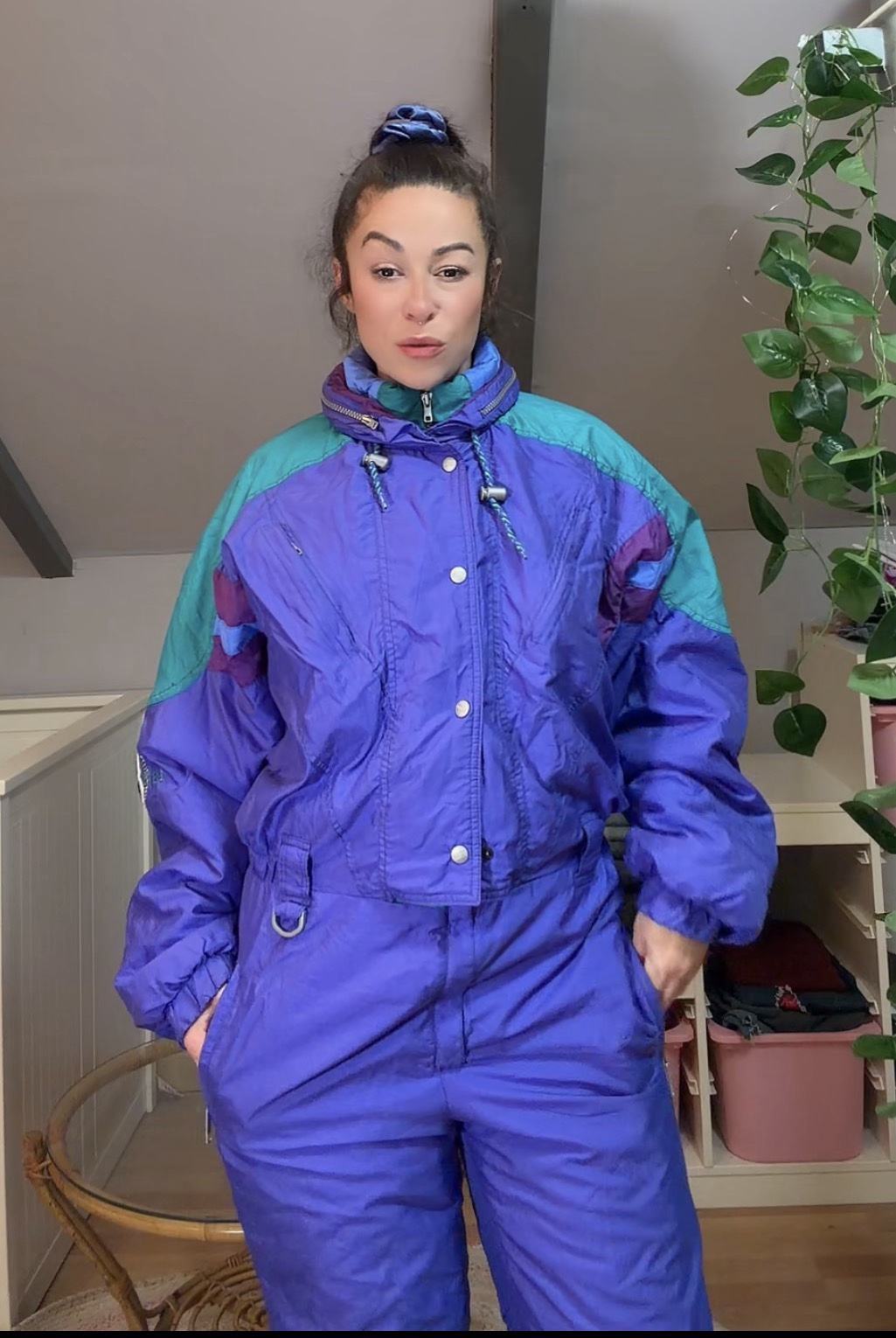 Mono de Ski Vintage 90s – Edición Milán – Rebajas