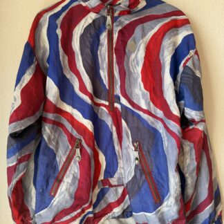 Chaqueta Vintage 90s ODLO Multicolor Windbreaker Oversize