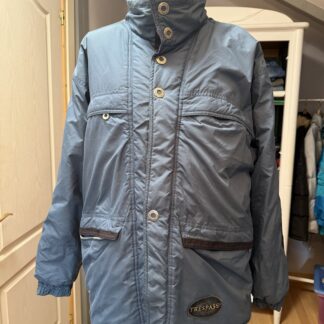 Chaqueta vintage Trespass gris acolchada outdoor 90s